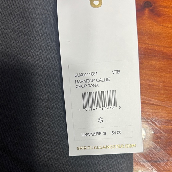 Spiritual Gangster Charcoal Muscle Tee - Picture 2 of 5